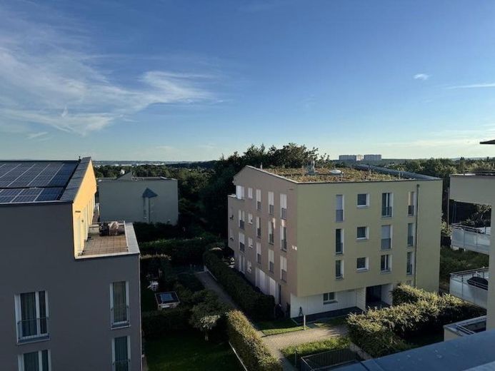 Aussicht vom Balkon