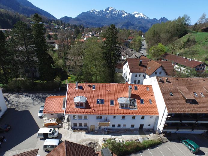 Mehrfamilienhaus in Kochel City – von oben 2014-15 