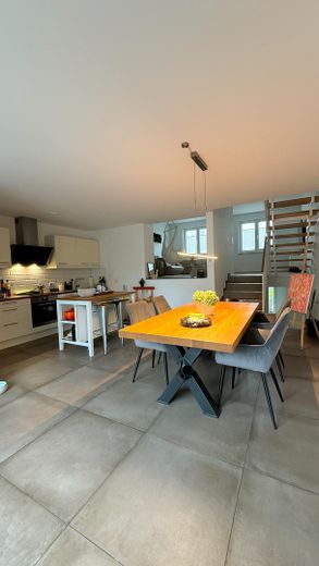 Modernes Townhouse am Rheinauer See – 5,5 Zimmer, 2 Terrassen, Garage & Top-Ausstattung – Offener Wohn- und Essbereich