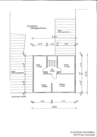 Grundriss Obergeschoss