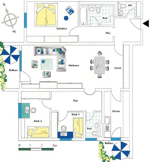 Victoria-Großzügige 4-Zimmer-Wohnung mit 2 Balkonen in Landstuhl – Foto 20