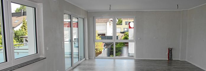 Objekt Domblick 61, 53639 Königswinter Thomasberg WE 04 – Wohnzimmer mit offener Küche