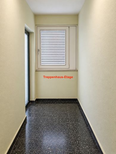 شقة مشرقة من غرفتين مع شرفة وإطلالة بانورامية واسعة دون عوائق في بارسينغهاوزن-إيغستورف – Treppenhaus