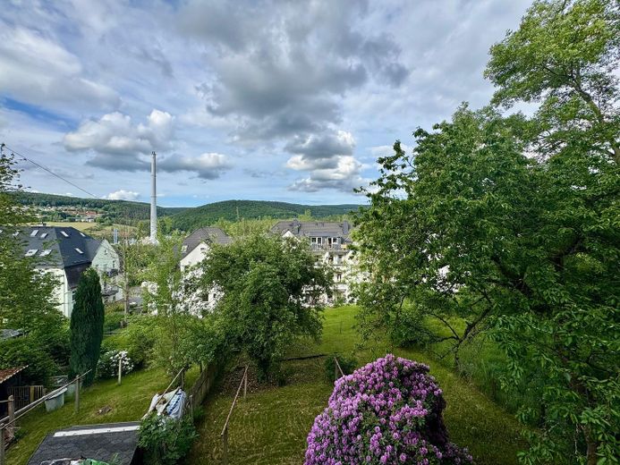 Gartenblick von Wintergarten