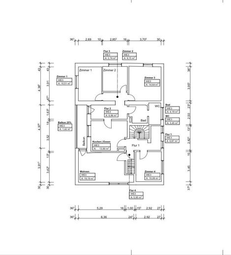 Grundriss Obergeschoss