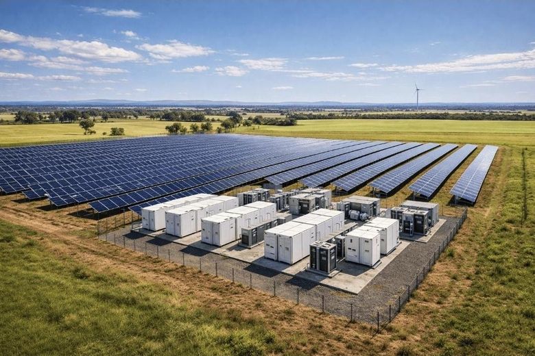 grundstücks für Photovoltaikanlage (PV) und eines Batteriespeichers (BESS) – Foto 3