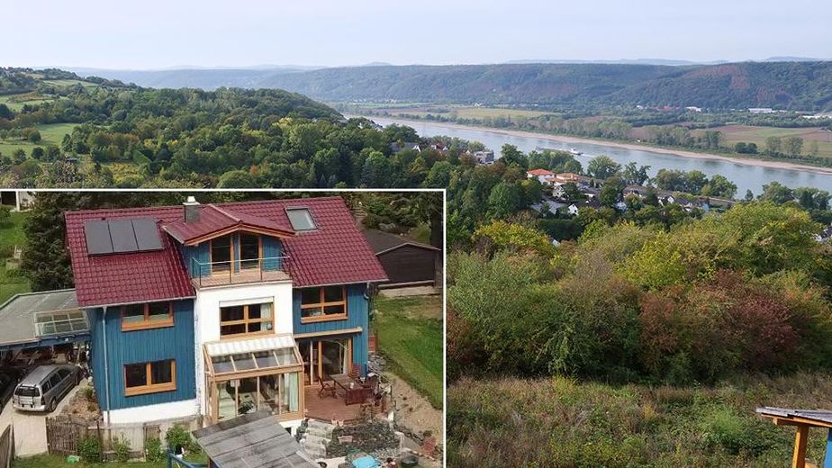 Haus und unverbaubare Aussicht