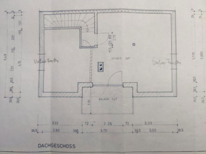 Lageplan 2tes OG