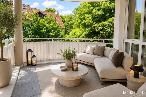 Magnifique appartement de 2 pièces avec cheminée et place de parking en sous-sol - ici, vous pouvez vous détendre