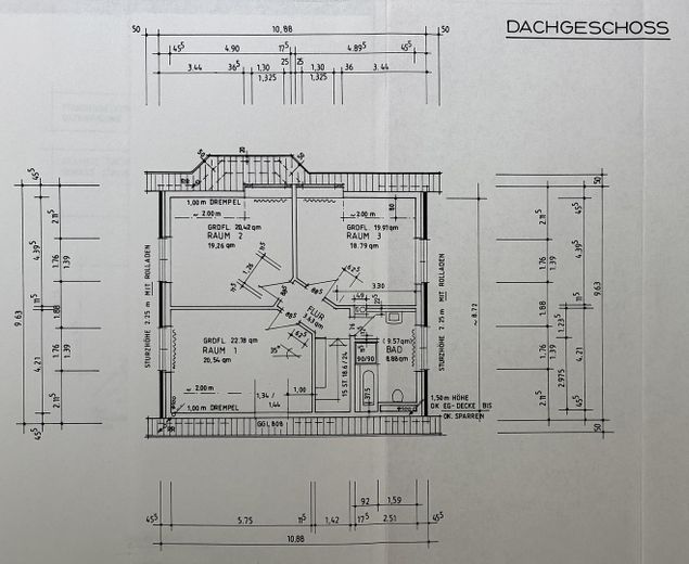 Dachgeschoß Grundriss