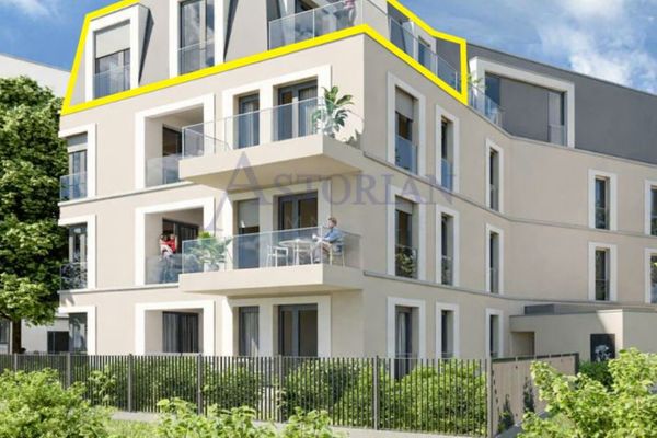 Ático sin comisión con 21 m² de terraza en la azotea en Dresden-Cotta