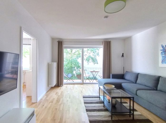 UBICACIÓN PRIVILEGIADA: Hamburgo-Harvestehude - APARTAMENTO AMUEBLADO DE 2 HABITACIONES – Wohnzimmer