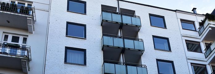Vorderansicht des Hauses