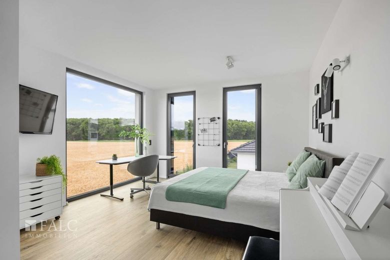 Moderne Villa mit Panorama! Feldrandlage pur! – Kinderzimmer
