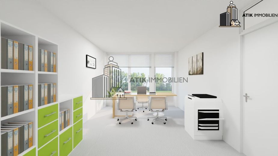 ATIK: Ausbau nach Mieterwunsch - klimatisierte Bürofläche im EG mit Top Preis-Leistungs-Verhältnis – Innenvisualisierung