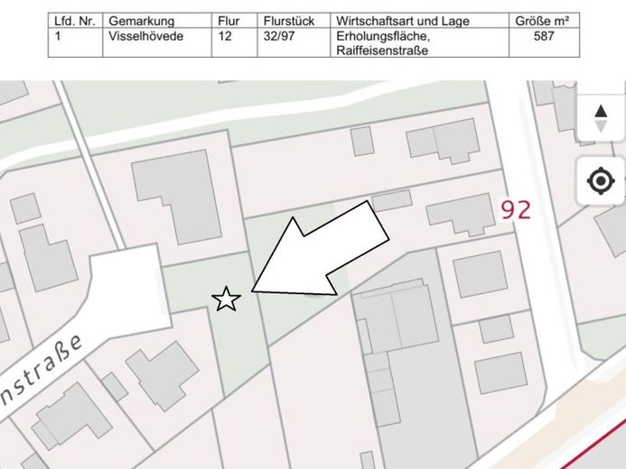 दुर्लभ अवसर: Visselhövede के विकसित आवासीय क्षेत्र में 587 m² का निर्माण भूखंड – फोटो 1