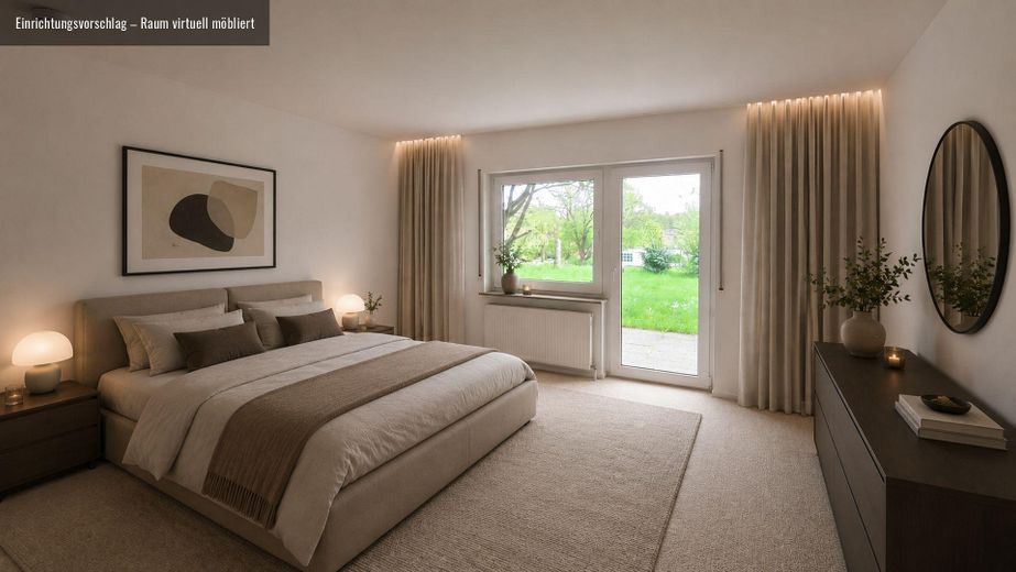 Bezugsfrei & provisionsfrei: Flexibles Dreifamilienhaus in Weilburg – Schlafzimmer Souterrain 2