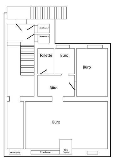 Vielseitiges Wohnhaus: Großfamilie oder 3×3-Zimmer-Wohnungen + Gewerbe & Garten – EG