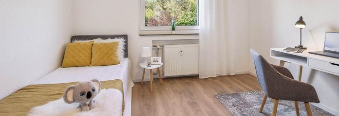3 locali, cucina, bagno a Saarbrücken, pronta per essere abitata e luminosa - SENZA provvigione d’agenzia – Kinder oder Arbeitszimmer