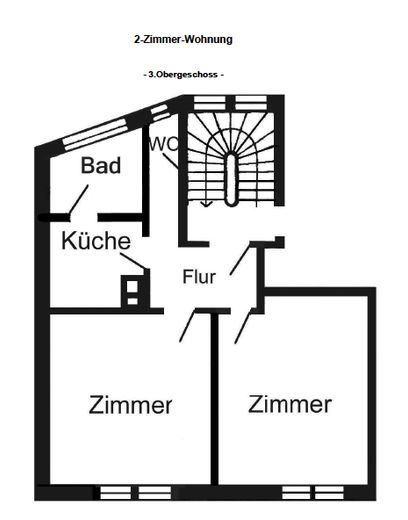 Unbemaßter Grundriss 