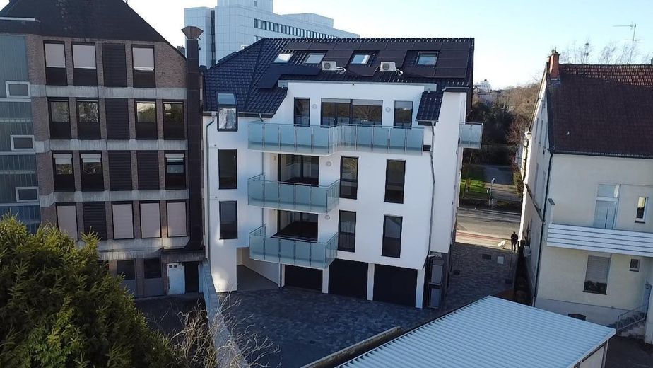 Mehr Raum für Ihre Träume: A+ 2-Zimmer-Traum im Herzen von Hamm! Aufzug, Balkon & Premium-Design – Hausansicht