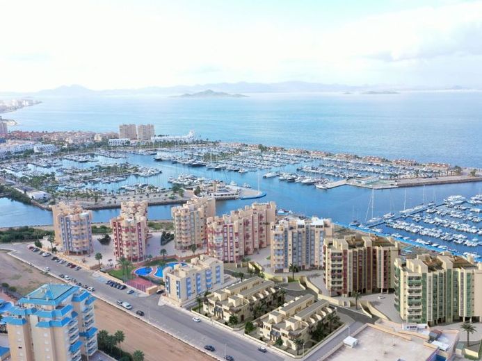 Schöne neue Meerblick-Wohnungen am Hafen von La Manga del Mar Menor – Foto 1