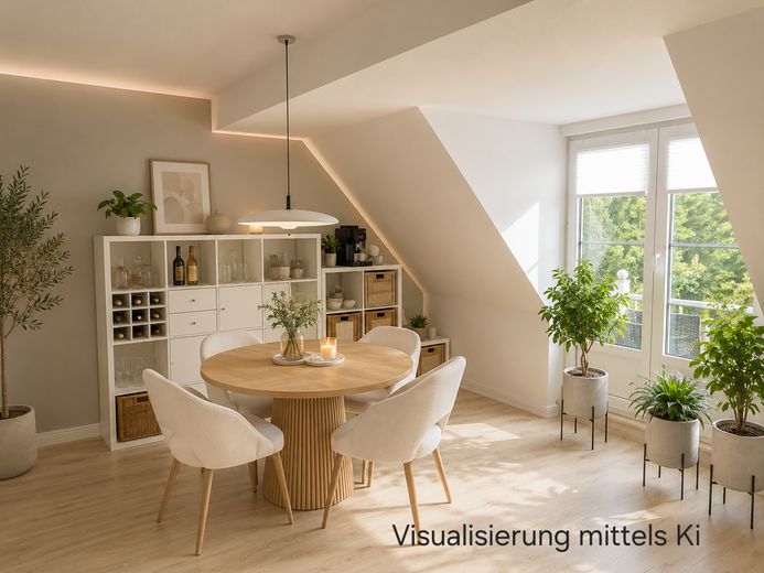 De particulier : appartement moderne, libre, très bien entretenu, de 2 pièces, en copropriété sur 2 niveaux, dernier étage à Marienthal – Photo 6