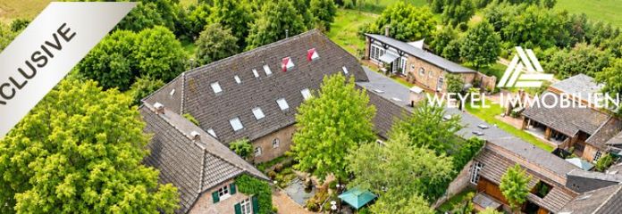 Farmstead investment with approximately €171,000 in annual net cold rent and a diverse tenant mix