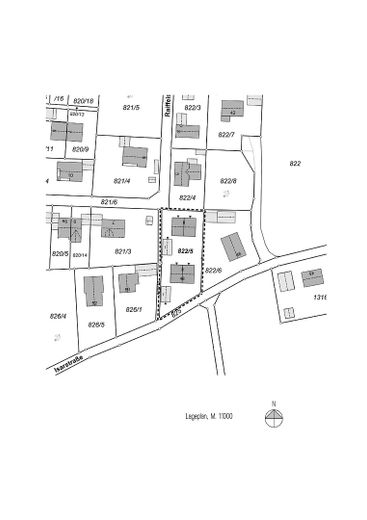 Lageplan Baugenehmigung