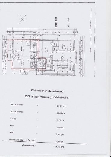 Grundriss / Wohnfläche