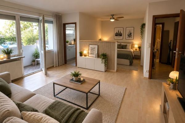 Bezugsfreie 1-Zimmer-Wohnung