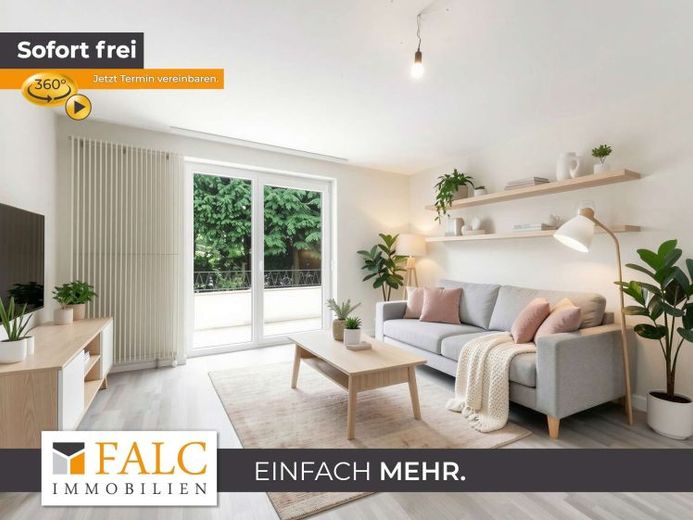 Bezugsfreie 2-Zimmer-Erdgeschosswohnung mit Balkon & Garten – Potenzial für altersgerechtes Wohnen – Foto 1