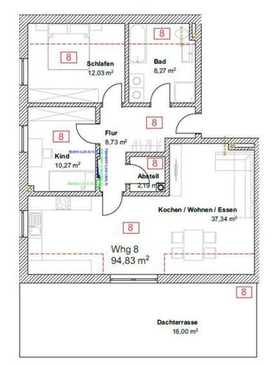 Stylowe 3-pokojowe mieszkanie na poddaszu z tarasem dachowym o powierzchni 32 m² od strony południowej – Photo 18