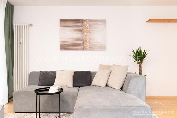 Modern möblierte 3 Zimmer-Wohnung in Nymphenburg