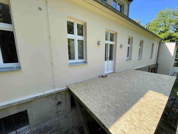 Balkon im Bau