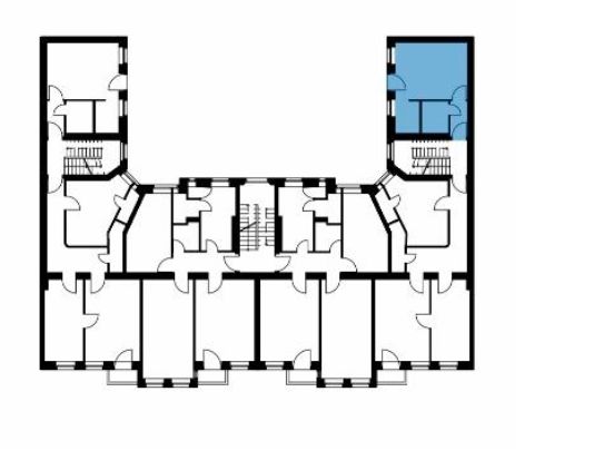 Altbau Single Wohnung in Bestlage – Grundriss Stockwerk