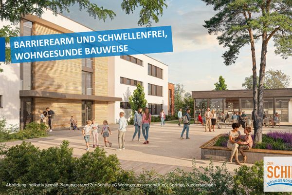 Suburban, naturnah leben: 2-Zi.-Whg in Bennigsen – Private Wohngenossenschaft