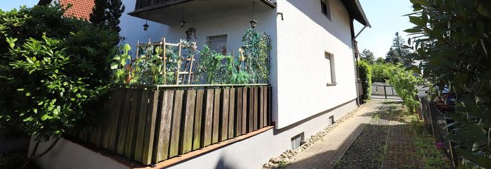Bright 3-room apartment with balcony – Ansicht Hofseite