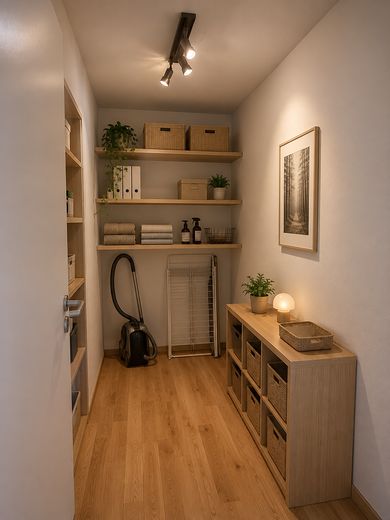 Attraktive 2-Zimmer-Wohnung – barrierefrei, mit Balkon, EBK und herrlicher Aussicht – Abstellkammer