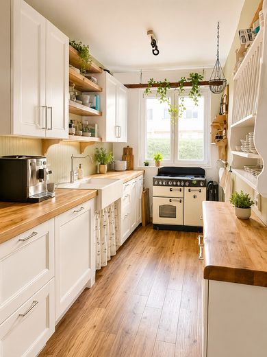 Wohnen im Grünen: Modernes Townhouse mit Garten und zwei Dachterrassen – Küche