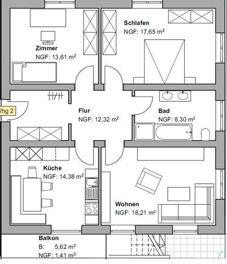 3-Zimmer-Wohnung in Nesselwang zu vermieten – Foto 17