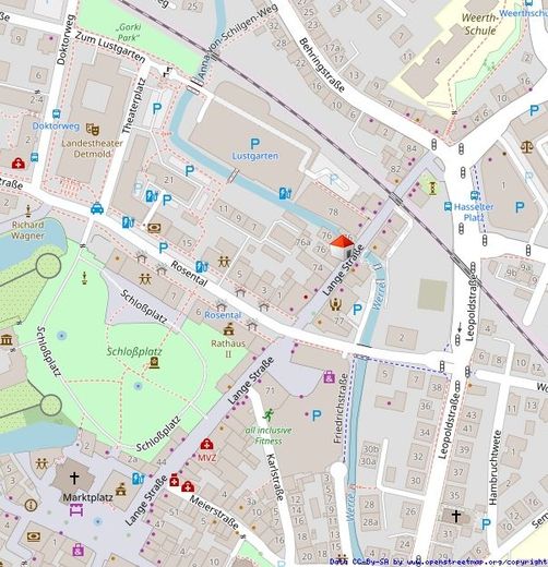 Wo Detmold flaniert, entdeckt und shoppt - Ihre Fläche mitten in der Innenstadt! – Lageplan Verkaufsfläche