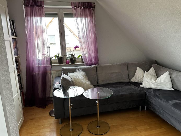 Maisonette-Dachgeschoss-Wohnung in Denzlingen – Fernsehzimmer (Bild 1)