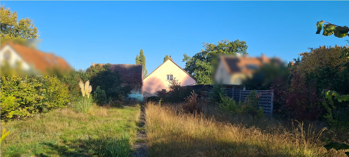 Rückansicht vom Garten aus