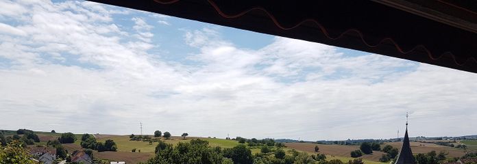 Ausblick aus der Hauptwohnung