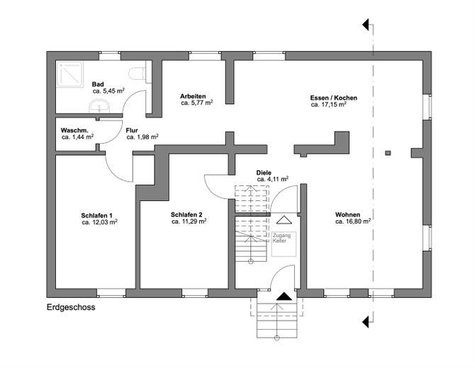 Planungsskizze EG