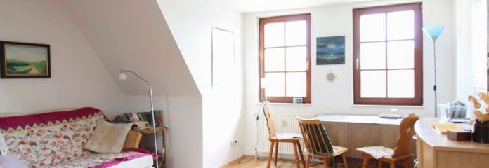 Vivre au centre, aménager individuellement : appartement de 2 pièces dans la vieille ville de Wolgast