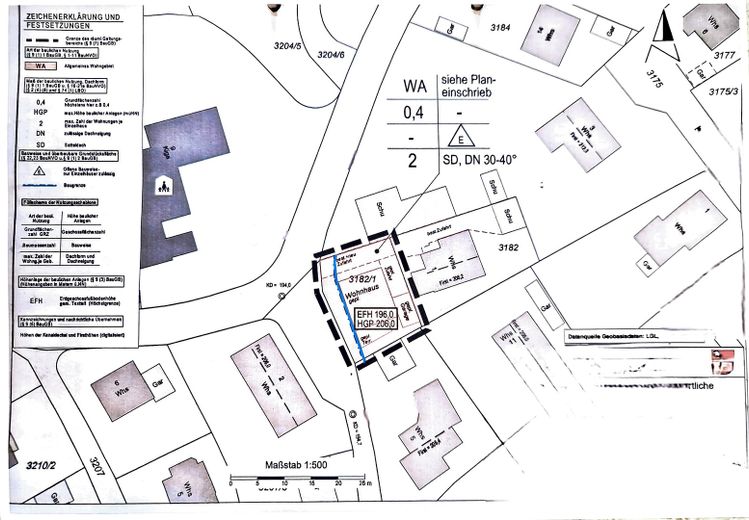RÉDUIT !! Terrain à bâtir calme, central et recherché à Brackenheim | Emplacement de premier choix | Vente privée – BEBAUUNGSPLAN
