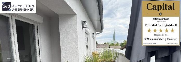 Exklusive 3,5 Zimmer Penthouse Wohnung mit Dachterrasse und TG-Stellplatz in Neuburg - Zentrumsnah! - Ein Objekt von Ihrem Immobilienpartner SOWA Immobilien und Finanzen
