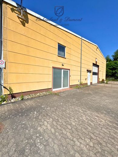 Industriehallen + Freiflächen mit Top-Anbindung für Logistik, etc. – Hintereingang